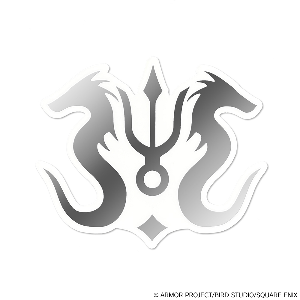 ドラゴンクエストVII Reimagined_メタリックダイカットステッカー <マール・デ・ドラゴーンのエンブレム>