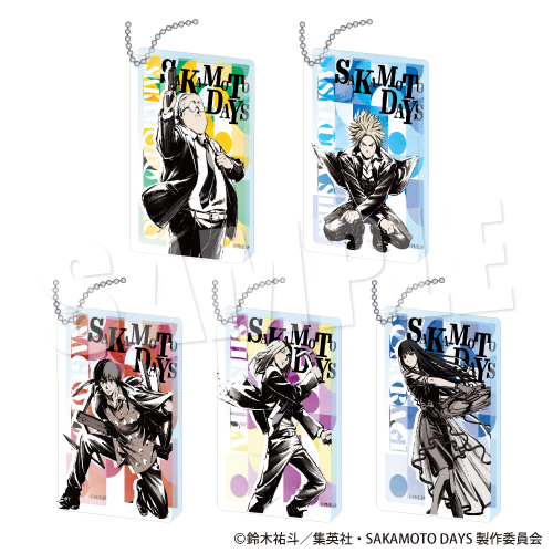 SAKAMOTO DAYS_トレーディングアクリルブロックキーホルダー ネオ・ペインティングVer.【BOX／5個入り】