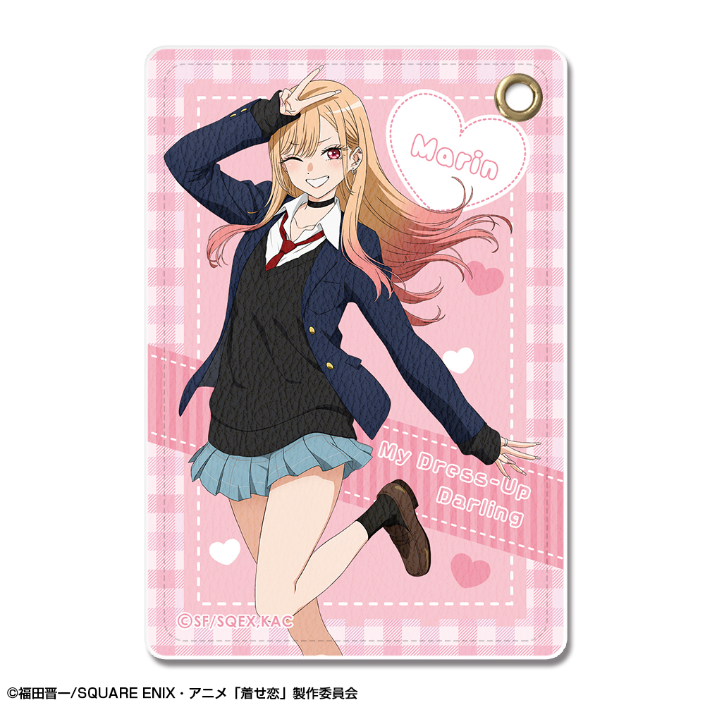 その着せ替え人形(ビスク・ドール)は恋をする Season2_ レザーパスケース デザイン01(喜多川海夢)