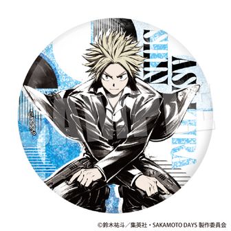 SAKAMOTO DAYS 朝倉シン ゼブラック 缶バッジ SAKAMOTO DAYS_BIGホロ缶バッジ ネオ・ペインティングVer. 朝倉シン