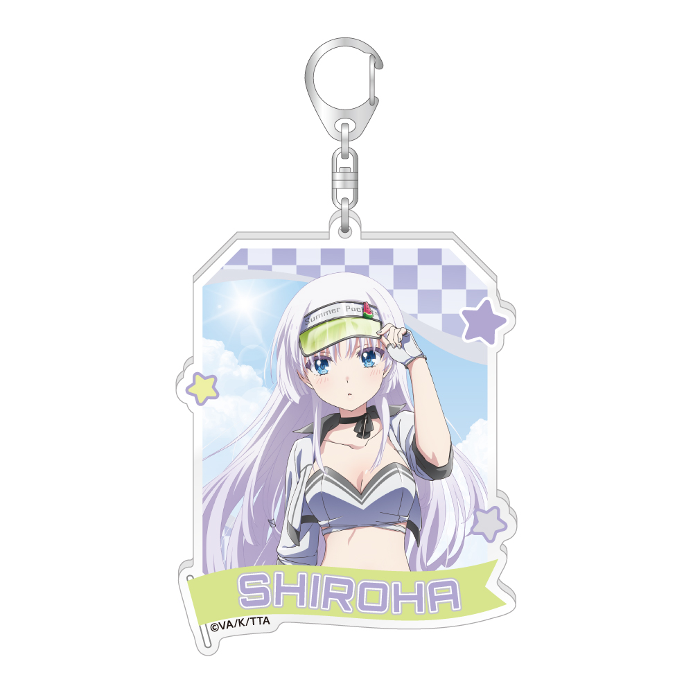 Summer Pockets_BIGアクリルキーホルダー / 鳴瀬 しろは