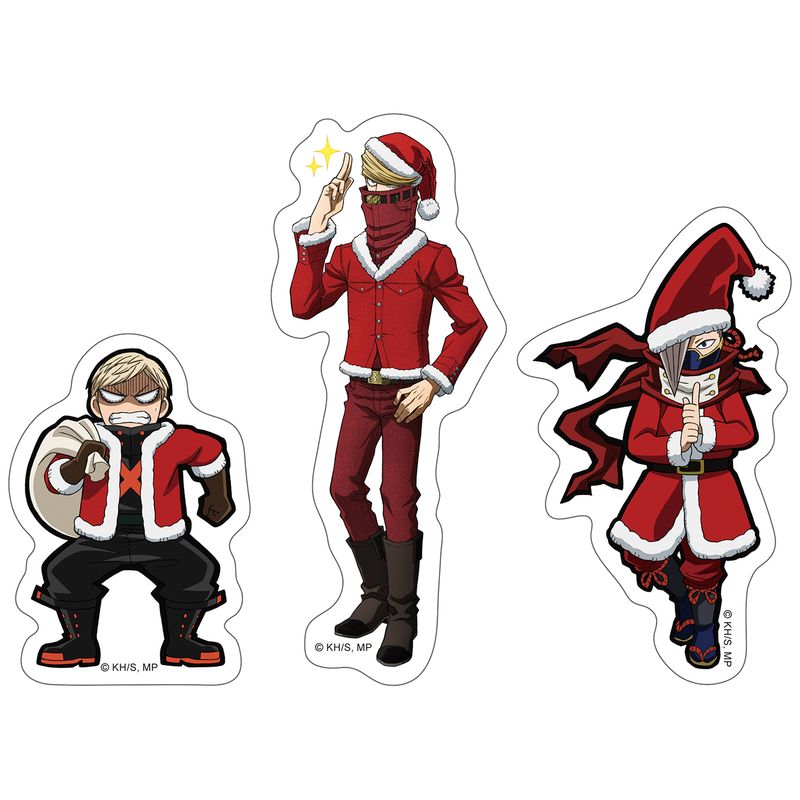 僕のヒーローアカデミア_ステッカーセット／クリスマス（爆豪・ベスト