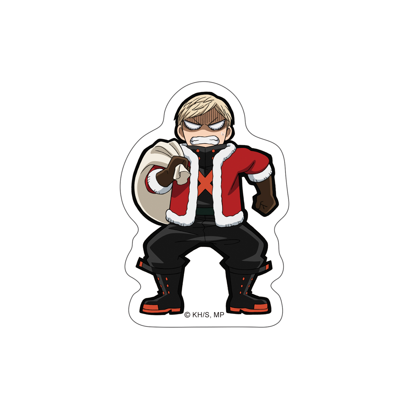 僕のヒーローアカデミア_ステッカーセット／クリスマス（爆豪・ベスト