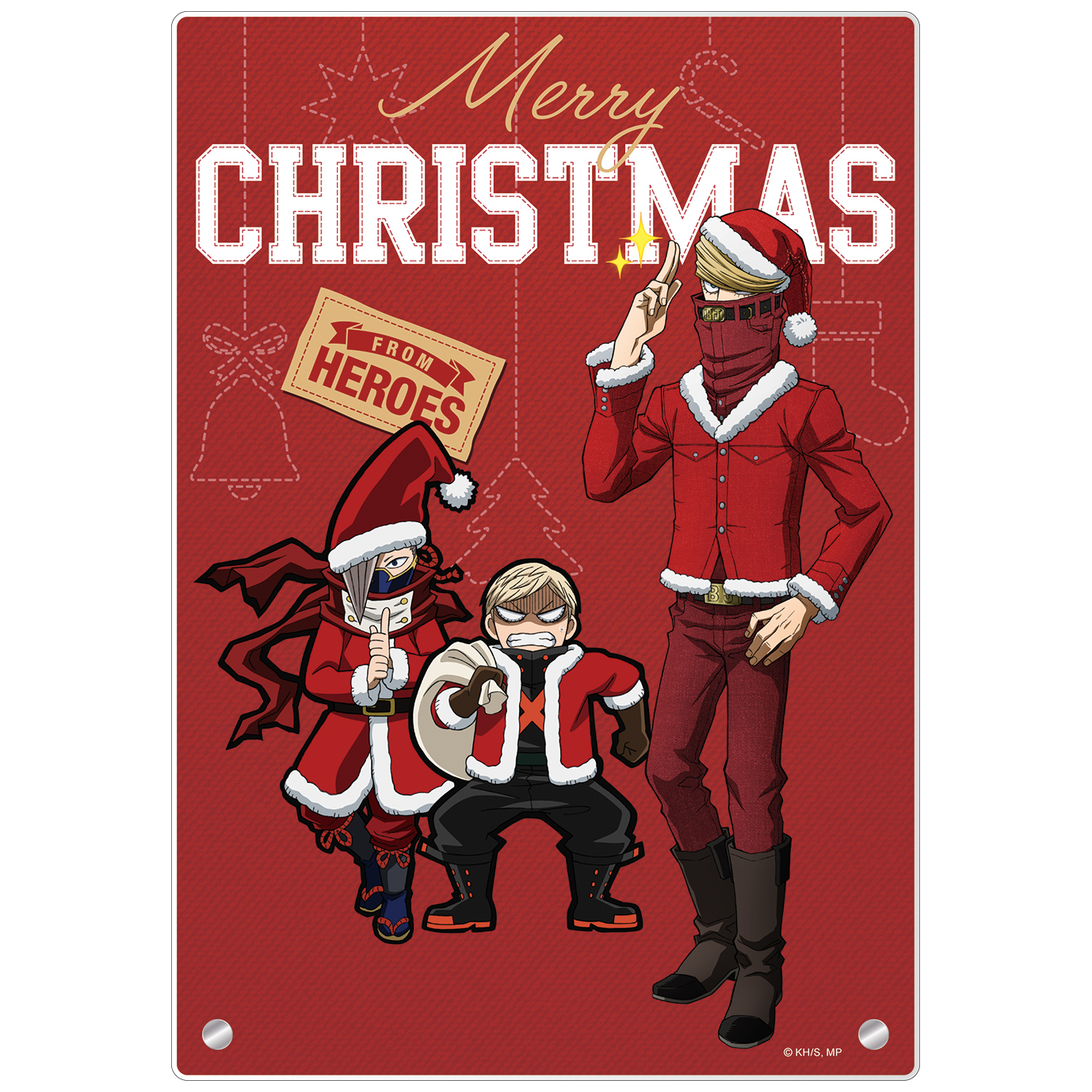 僕のヒーローアカデミア_アクリルアートパネル／クリスマス（爆豪