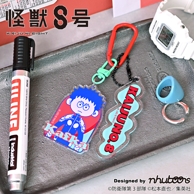 怪獣8号_nhutoons デタッチャブルアクリルキーホルダー(日比野 カフカ)