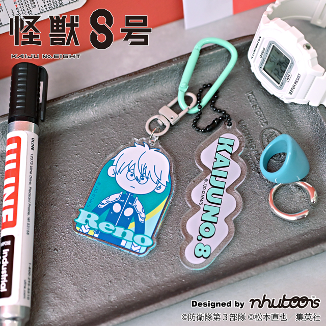 怪獣8号_nhutoons デタッチャブルアクリルキーホルダー(市川 レノ)