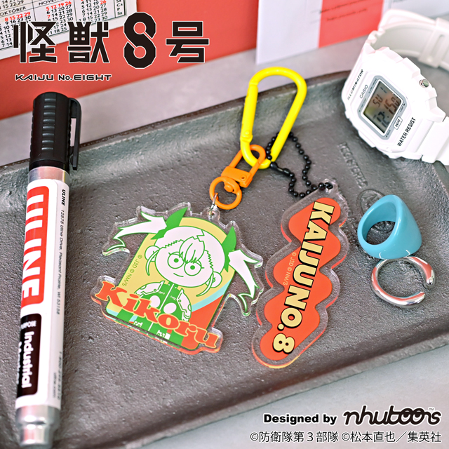 怪獣8号_nhutoons デタッチャブルアクリルキーホルダー(四ノ宮 キコル)
