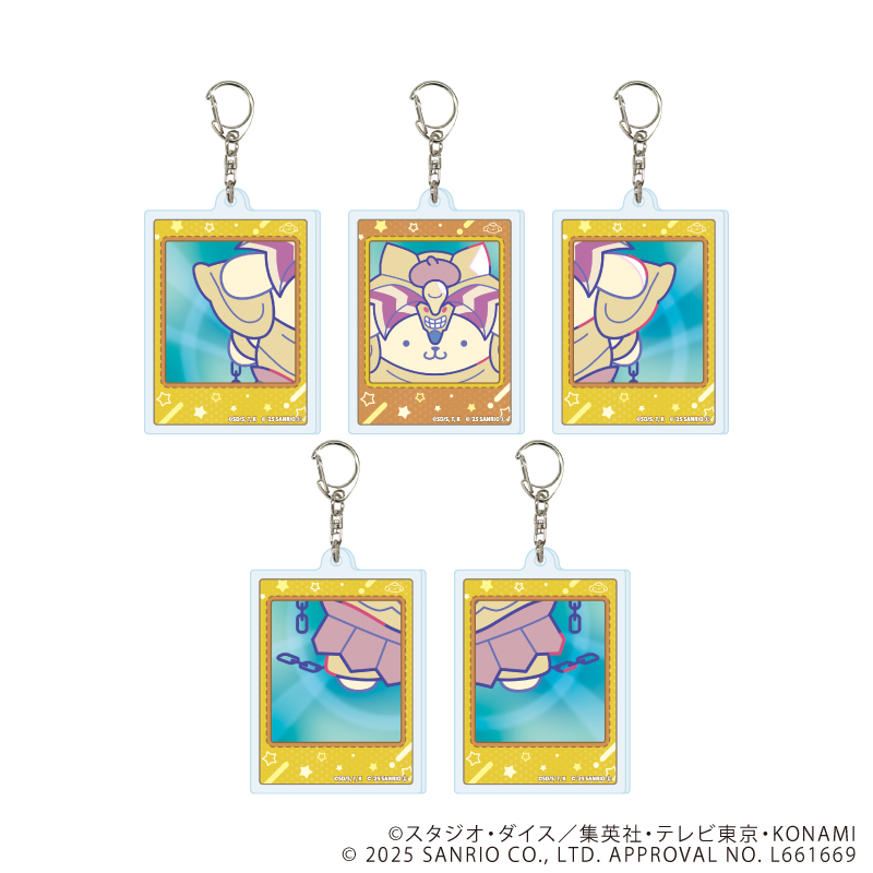 遊☆戯☆王デュエルモンスターズ×サンリオキャラクターズ_アクリルキーホルダー01/コンプリートセット(全5種)(コラボイラスト)【BOX/5個入り】