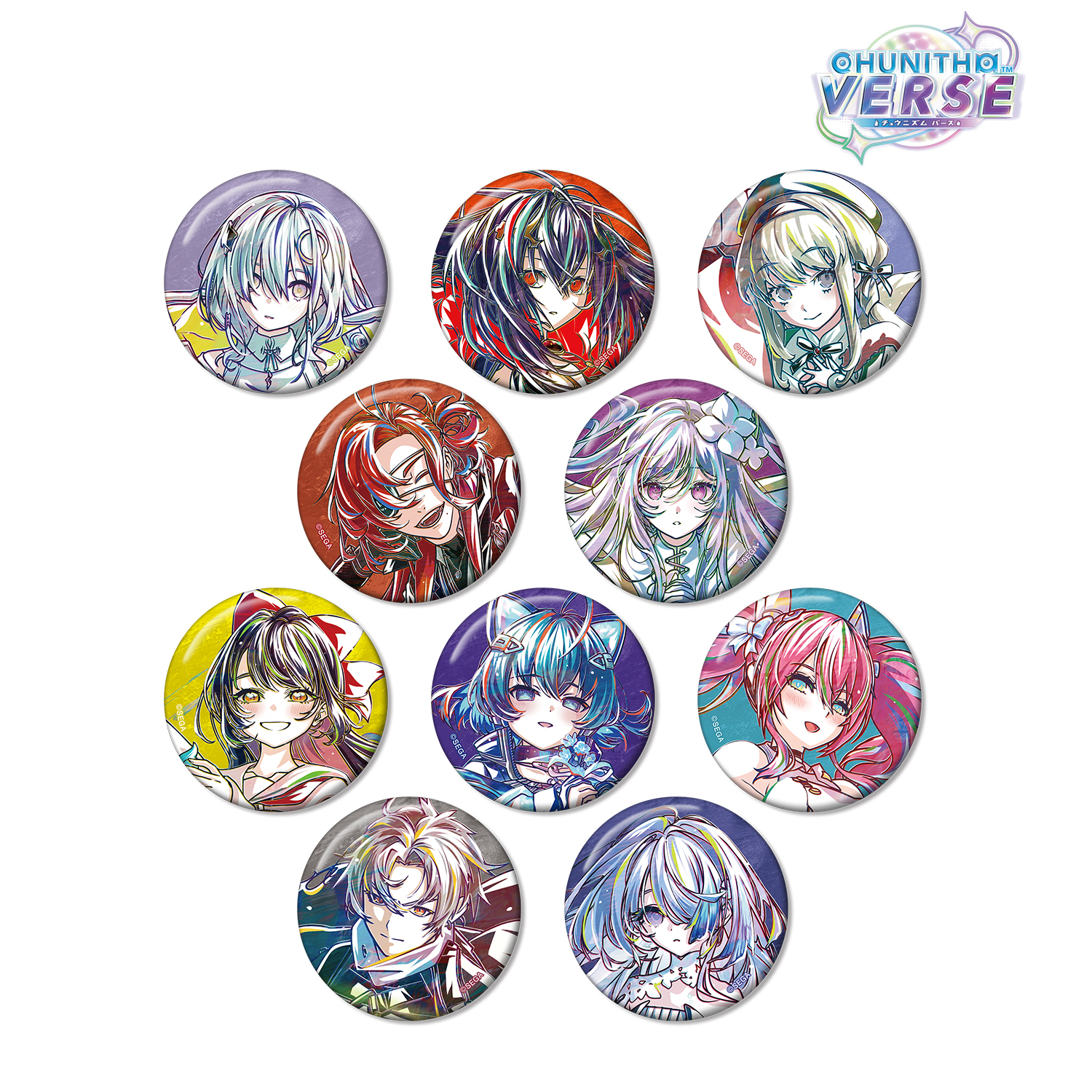 CHUNITHM VERSE_トレーディング Ani-Art 缶バッジ(単位/コンプリートBOX)【BOX/10パック入り】