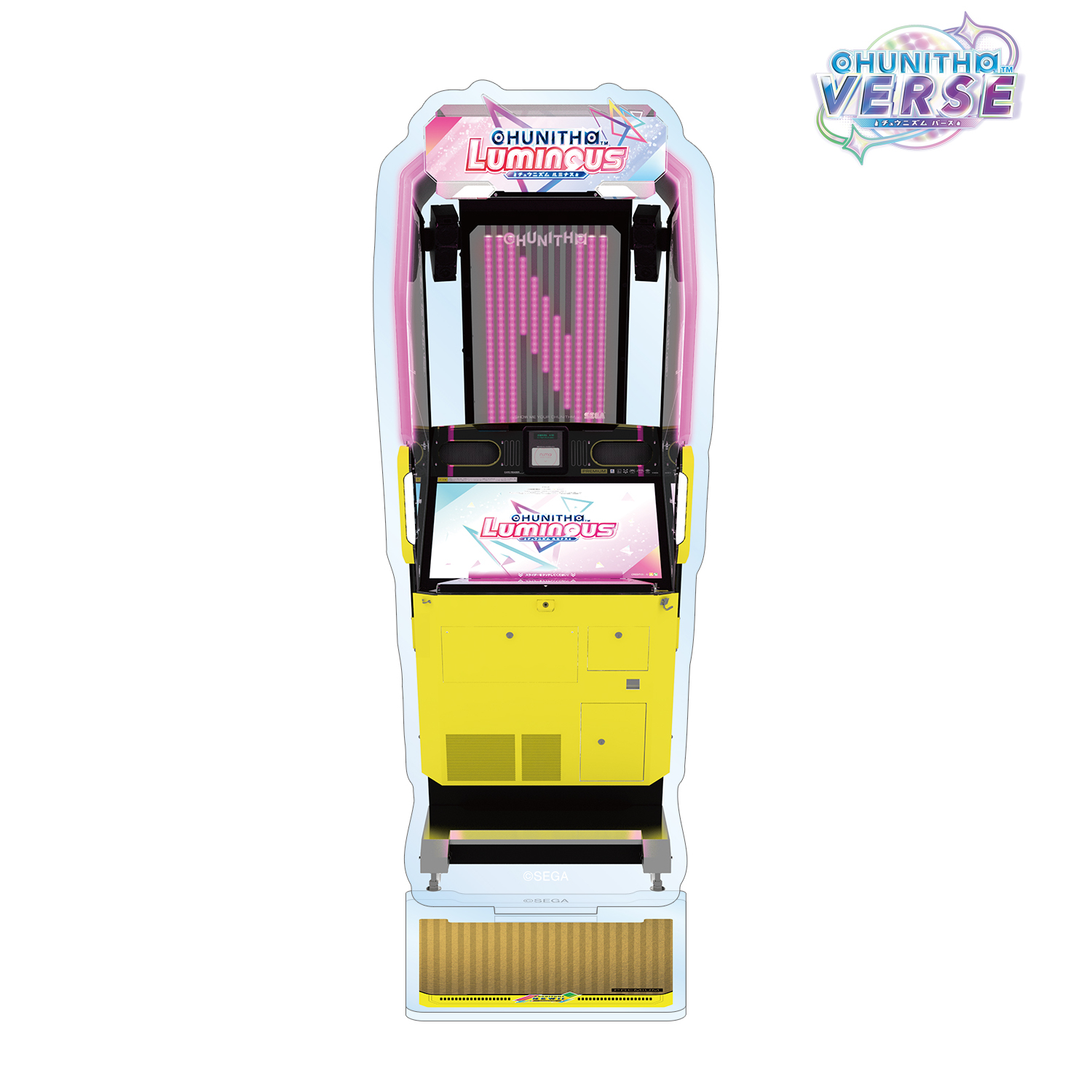 CHUNITHM VERSE_CHUNITHM LUMINOUS 筐体アクリルスタンド