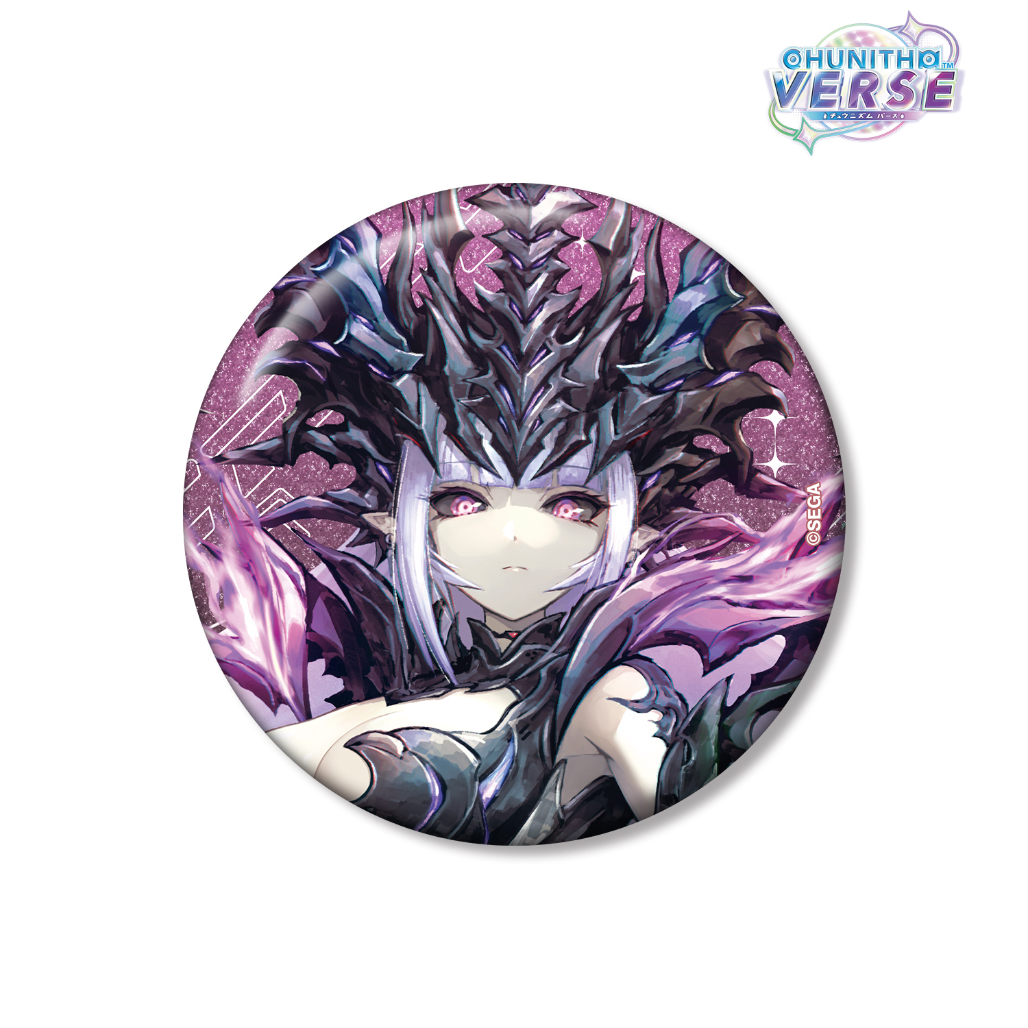 CHUNITHM VERSE_ヴァルマシアゴースト 75mmグリッター缶バッジ