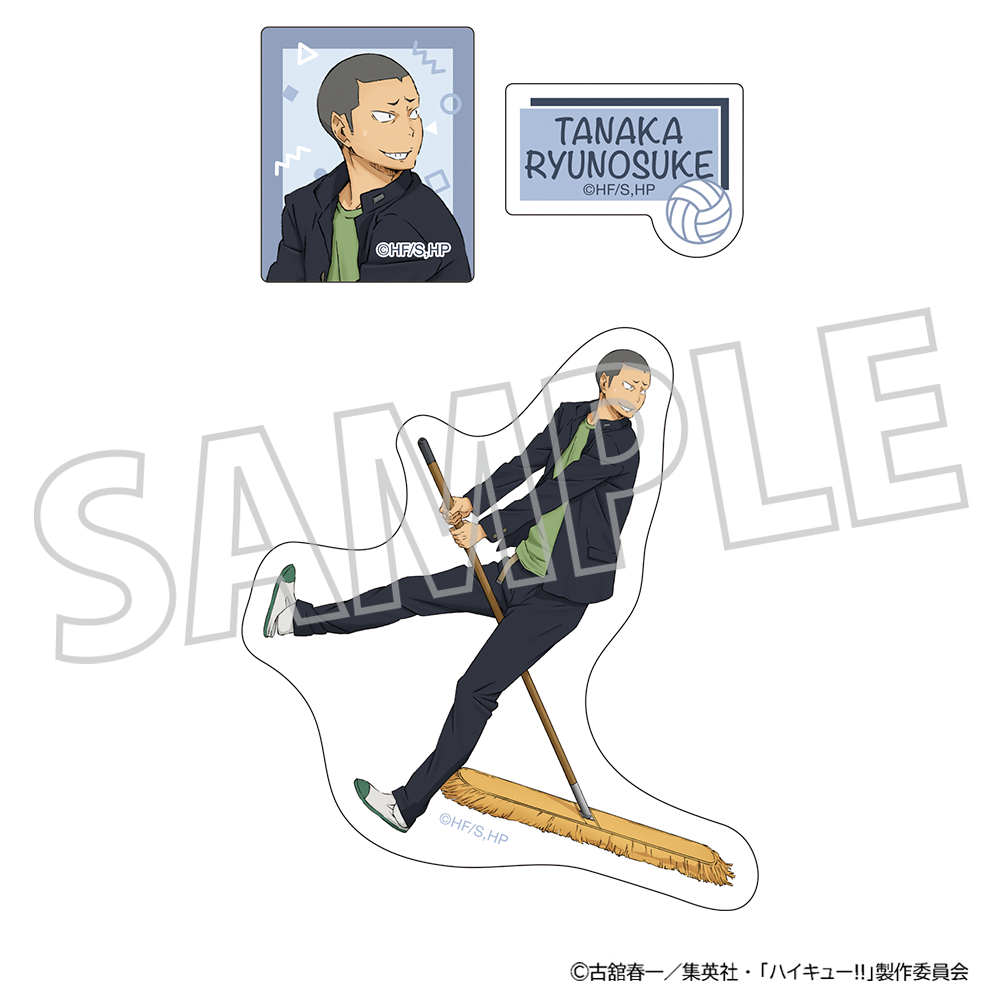 ハイキュー!!_スマホステッカー／田中龍之介