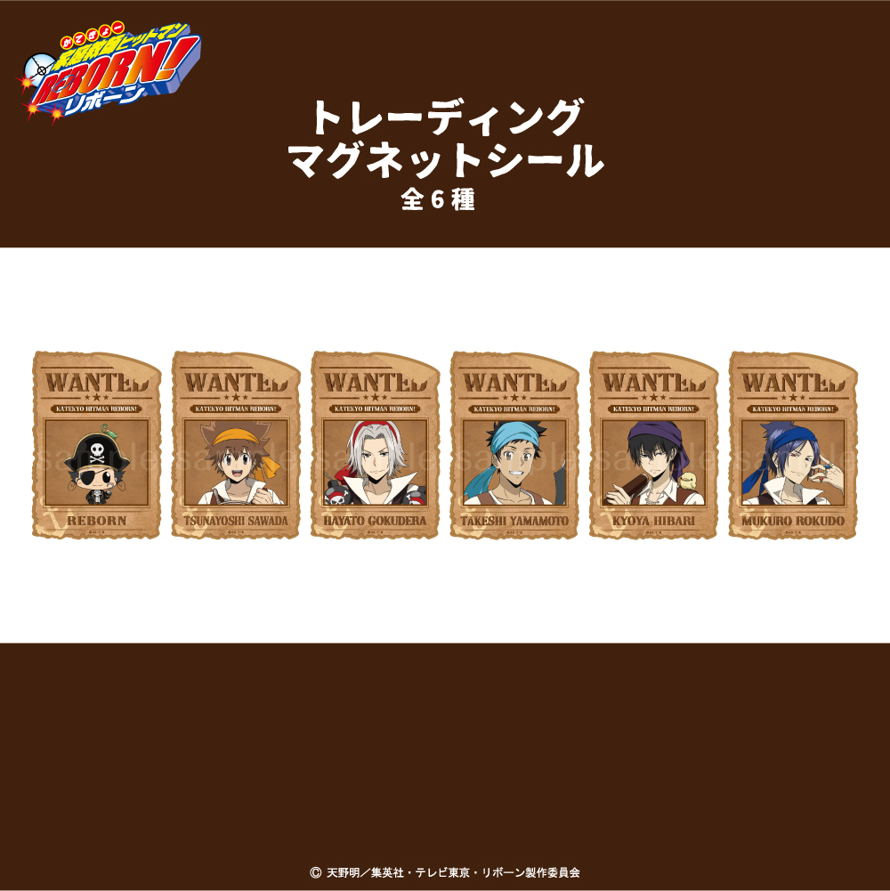 家庭教師ヒットマンREBORN!_トレーディングマグネットシール　コンプリートBOX(全6種)【BOX/6パック入り】