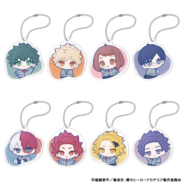 僕のヒーローアカデミア_アクリルキーホルダーコレクション／ぬいパル　すきっぷ　【BOX／8パック入り】