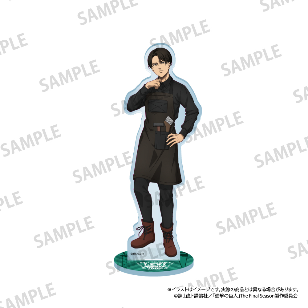 進撃の巨人_アクリルスタンド リヴァイ・アッカーマン（DIY）