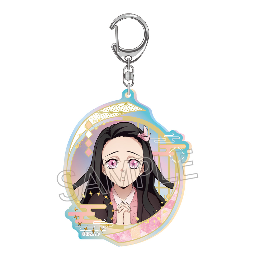 鬼滅の刃_オーロラアクリルキーホルダー　竈門禰豆子B