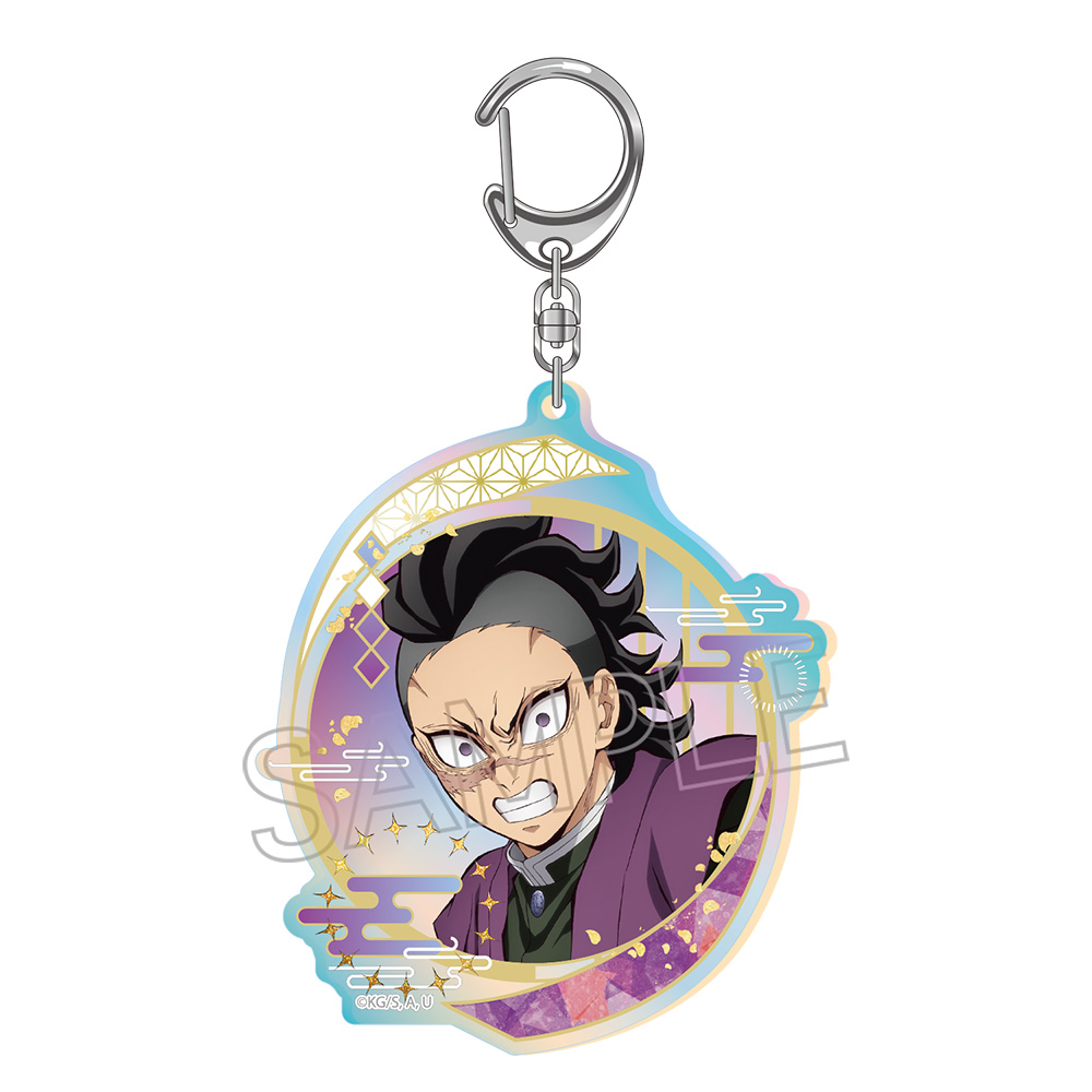 鬼滅の刃_オーロラアクリルキーホルダー　不死川玄弥