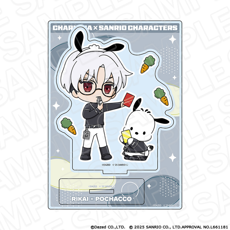カリスマ×サンリオキャラクターズ_シート型アクリルフィギュア 草薙 理解×ポチャッコ vol.2
