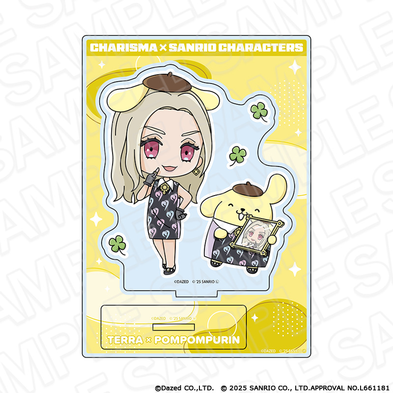 カリスマ×サンリオキャラクターズ_シート型アクリルフィギュア テラ×ポムポムプリン vol.2