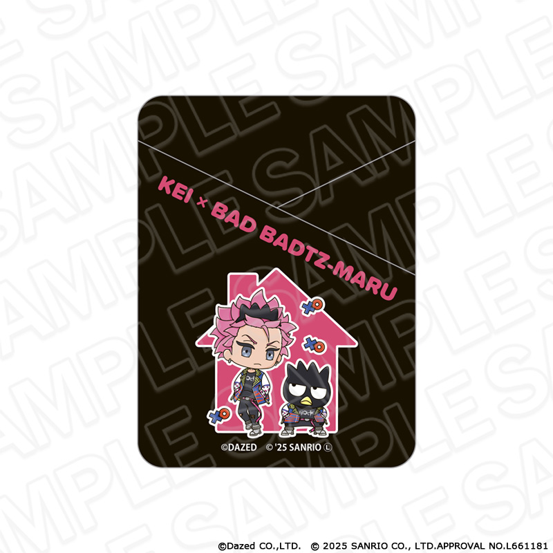 カリスマ×サンリオキャラクターズ_ポケットカードホルダー 猿川 慧×バッドばつ丸 vol.2