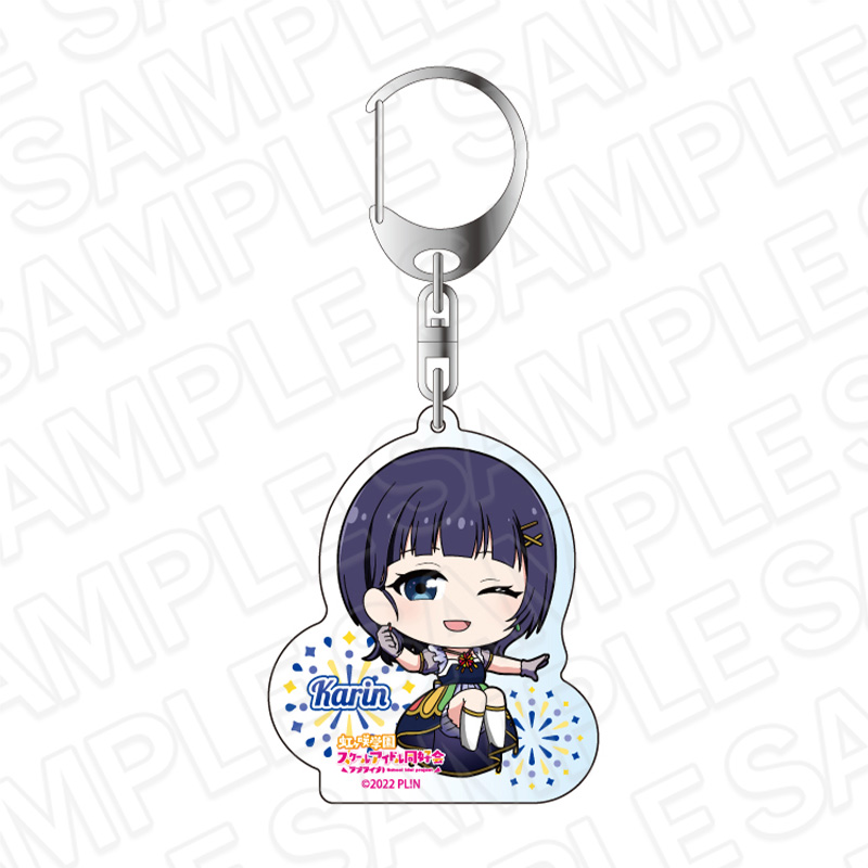 ラブライブ!虹ヶ咲学園スクールアイドル同好会_アクリルキーホルダー 朝香果林 花火 デフォルメ ver.