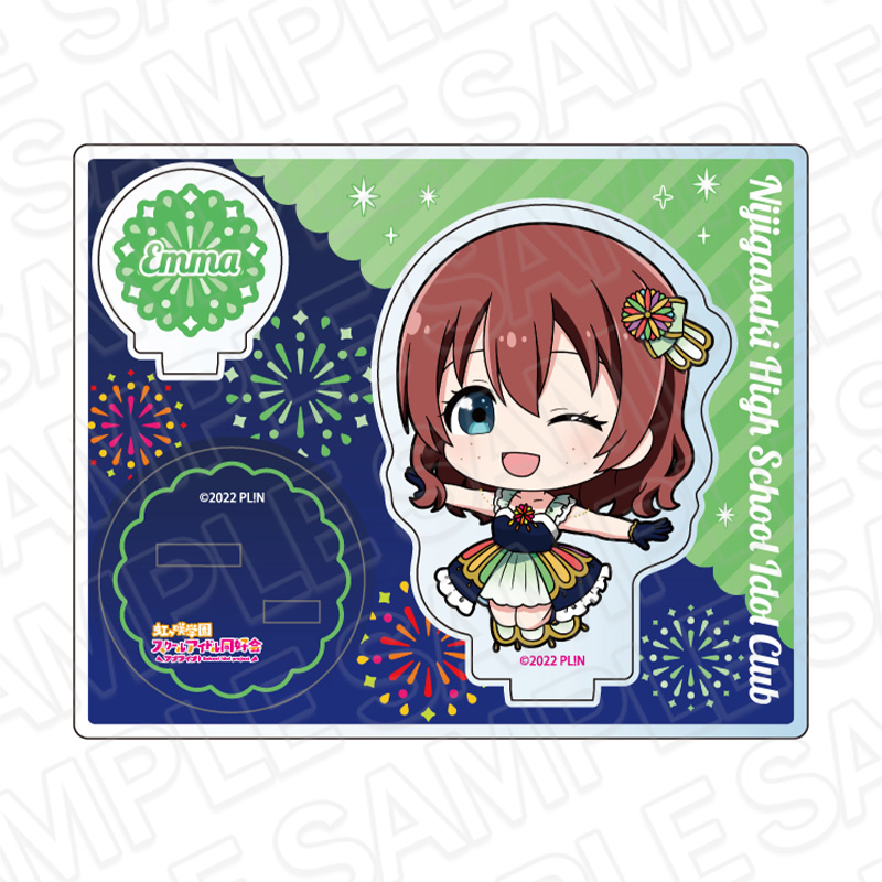 ラブライブ!虹ヶ咲学園スクールアイドル同好会_アクリルスタンド エマ・ヴェルデ 花火 デフォルメ ver.