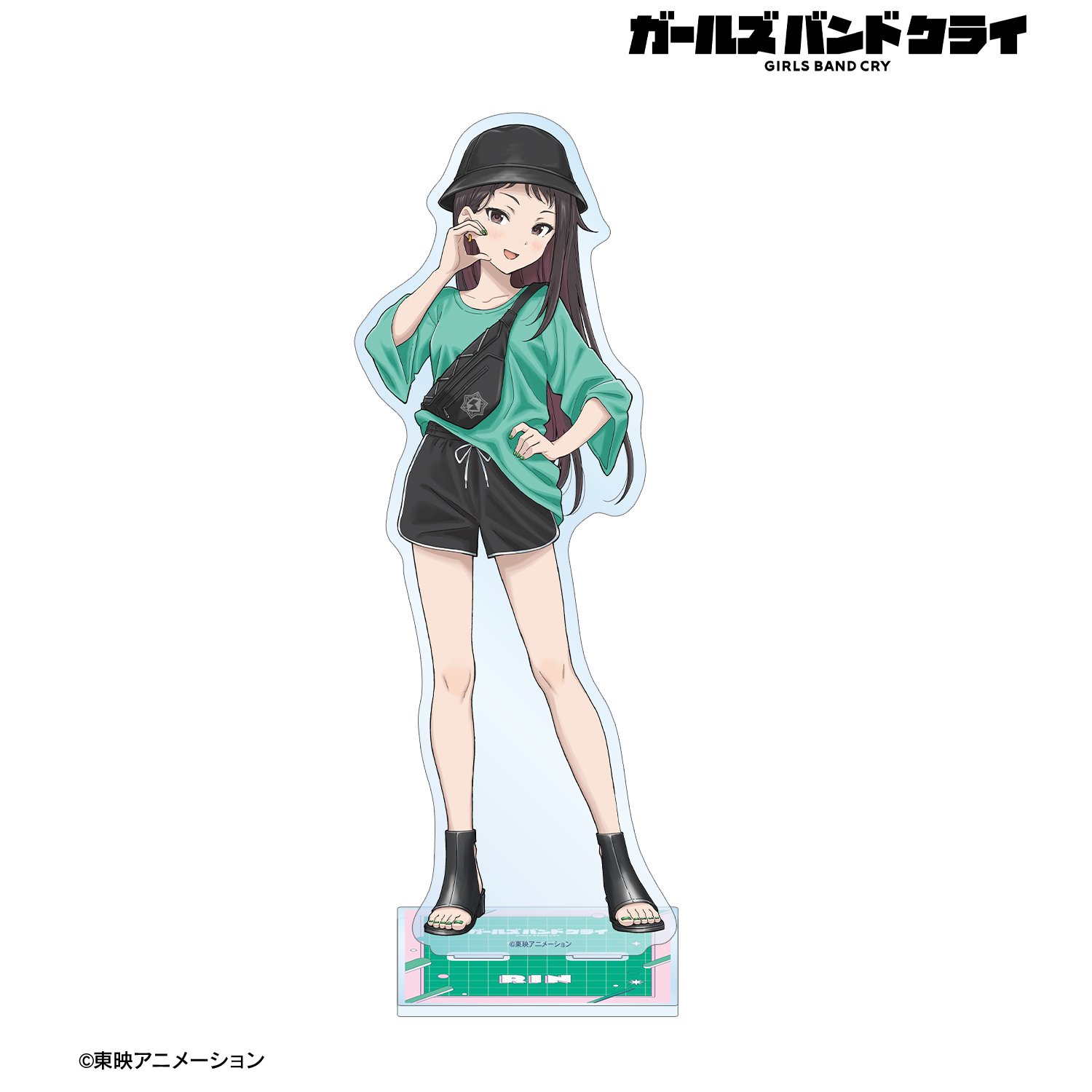 ガールズバンドクライ_描き下ろし リン 私服ver. 特大アクリルスタンド