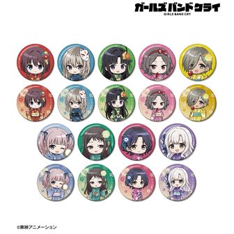 ガールズバンドクライ　カラオケの鉄人コラボ　缶バッジ　12個セット　河原木桃香 ガールズバンドクライ カラオケの鉄人コラボ 缶バッジ 12個