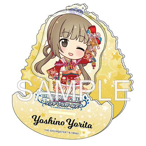 アイドルマスター シンデレラガールズ_揺れているアクリル ぷちデレラ  花霞のかぎろひ 依田芳乃+Ver.