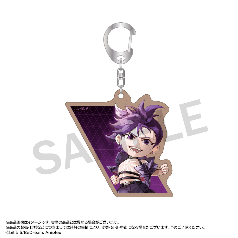 TO BE HERO X_木製キーホルダー　3.梁龍