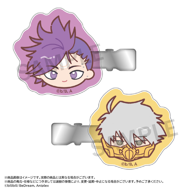 TO BE HERO X_ゆるころフェイス ヘアクリップセット　B