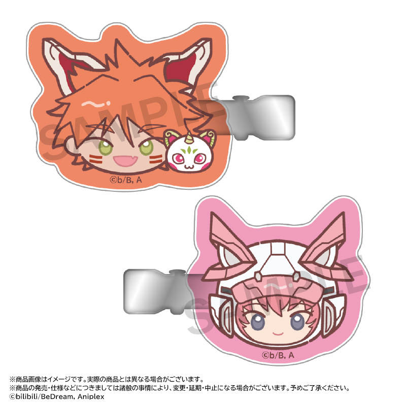 TO BE HERO X_ゆるころフェイス ヘアクリップセット　C