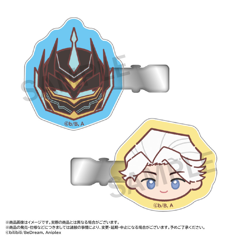 TO BE HERO X_ゆるころフェイス ヘアクリップセット　E