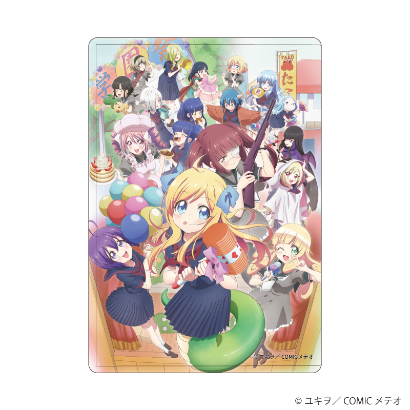 邪神ちゃんドロップキック_キャラクリアケース01/集合デザインA(描き下ろしイラスト)