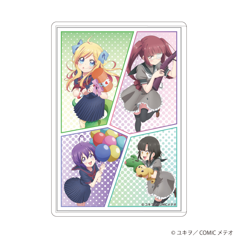 邪神ちゃんドロップキック_キャラクリアケース02/集合デザインB(描き下ろしイラスト)