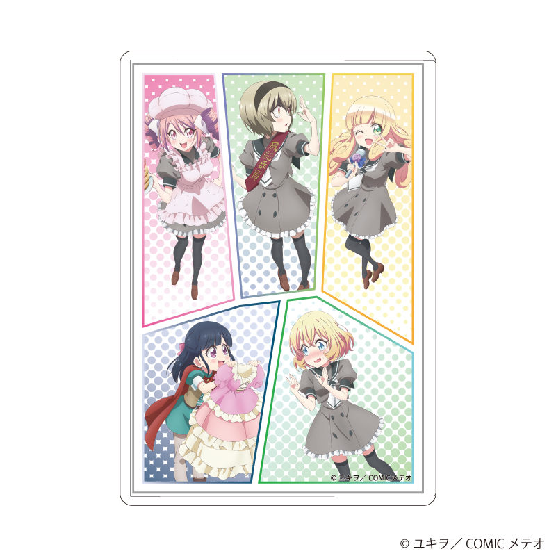 邪神ちゃんドロップキック_キャラクリアケース03/集合デザインC(描き下ろしイラスト)