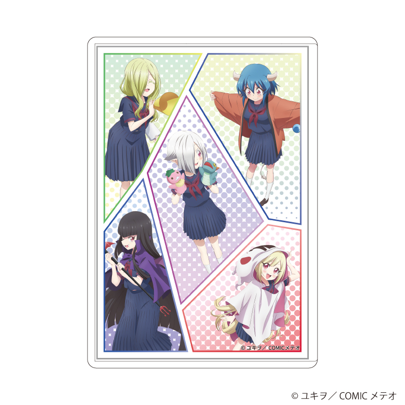 邪神ちゃんドロップキック_キャラクリアケース04/集合デザインD(描き下ろしイラスト)