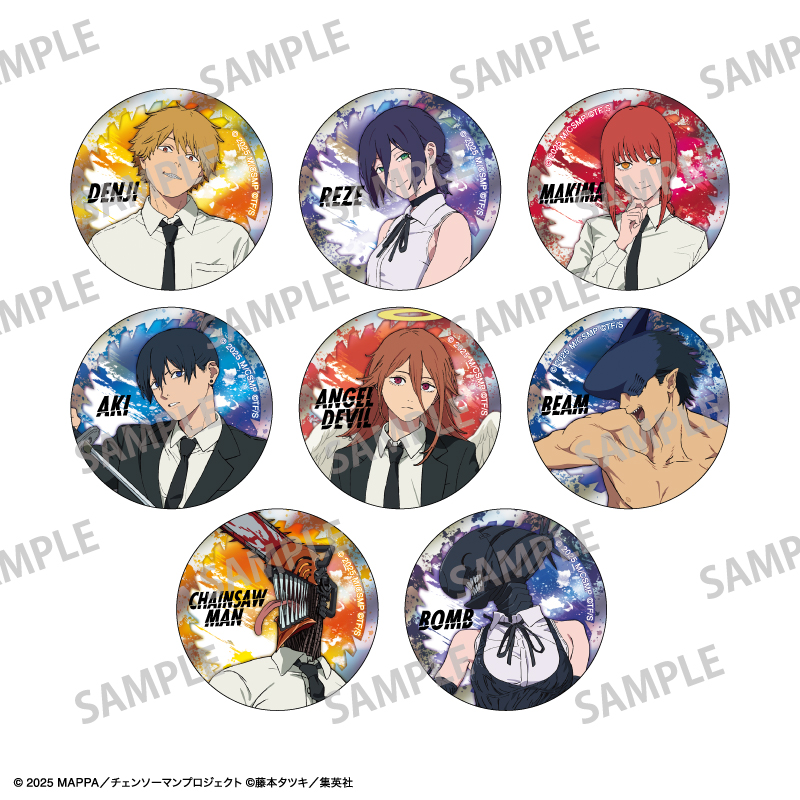 劇場版 チェンソーマン レゼ篇_トレーディングメタリック缶バッジ／レゼ篇【BOX／8個入り】