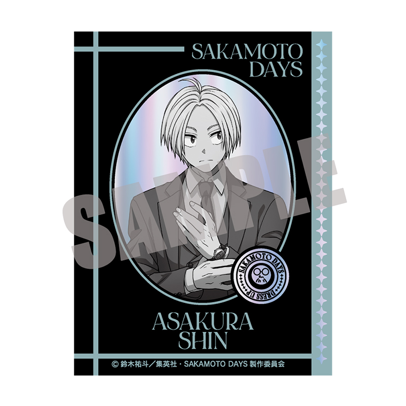 SAKAMOTO DAYS_オーロラダイカットステッカー 朝倉 シン Dress up ver.