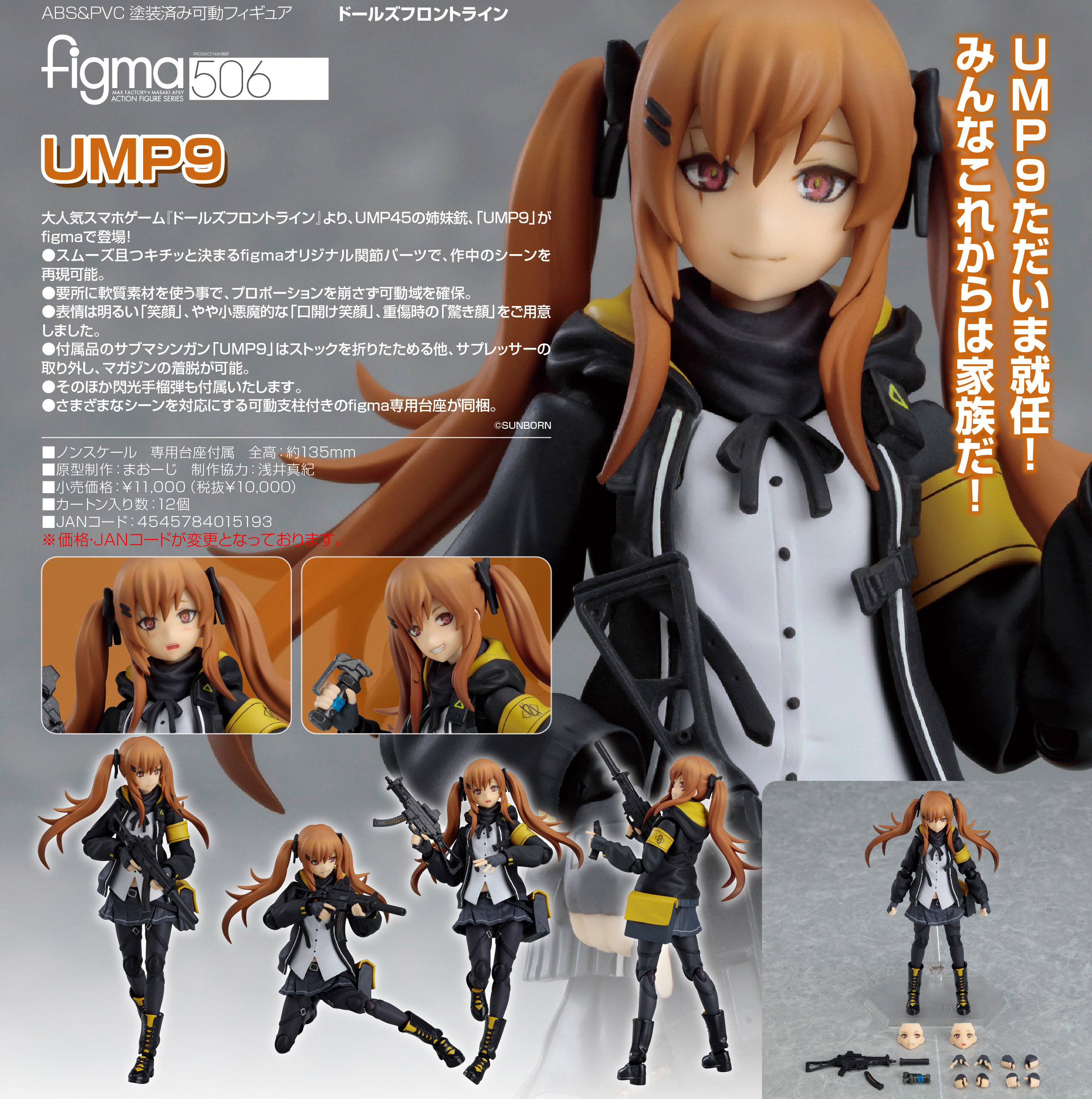 ドールズフロントライン_figma UMP9