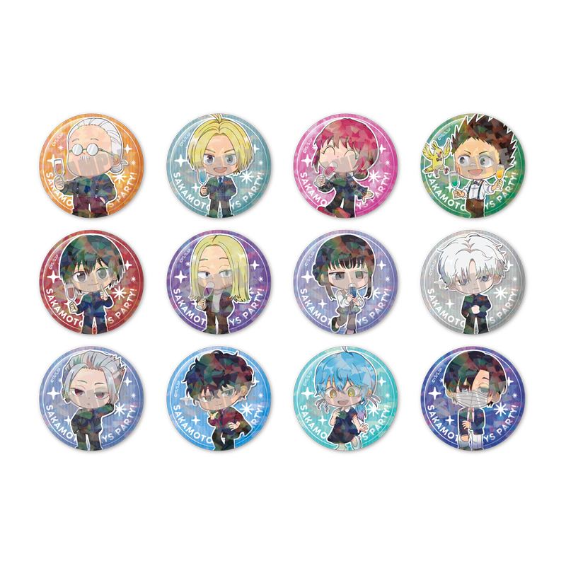 SAKAMOTO DAYS_トレーディングホログラム缶バッジ PARTY ver.【BOX／12個入り】