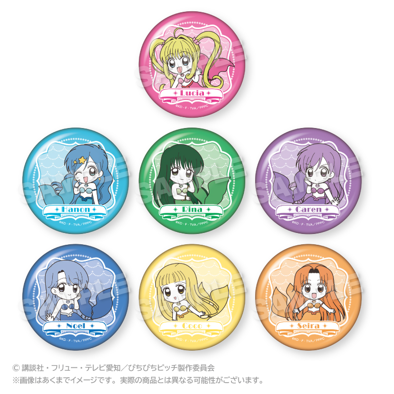 ぴちぴちピッチ_トレーディングれといっく缶バッジ　【BOX／7個入り】
