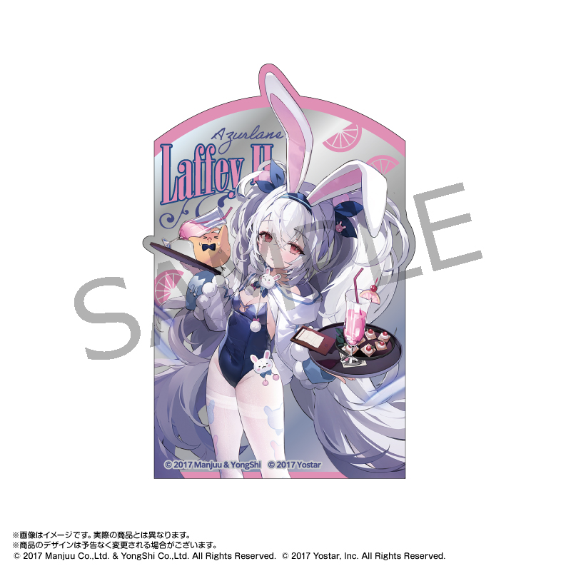 アズールレーン×パセラ_パブミラー風ステッカー ラフィー?(バニーガール)