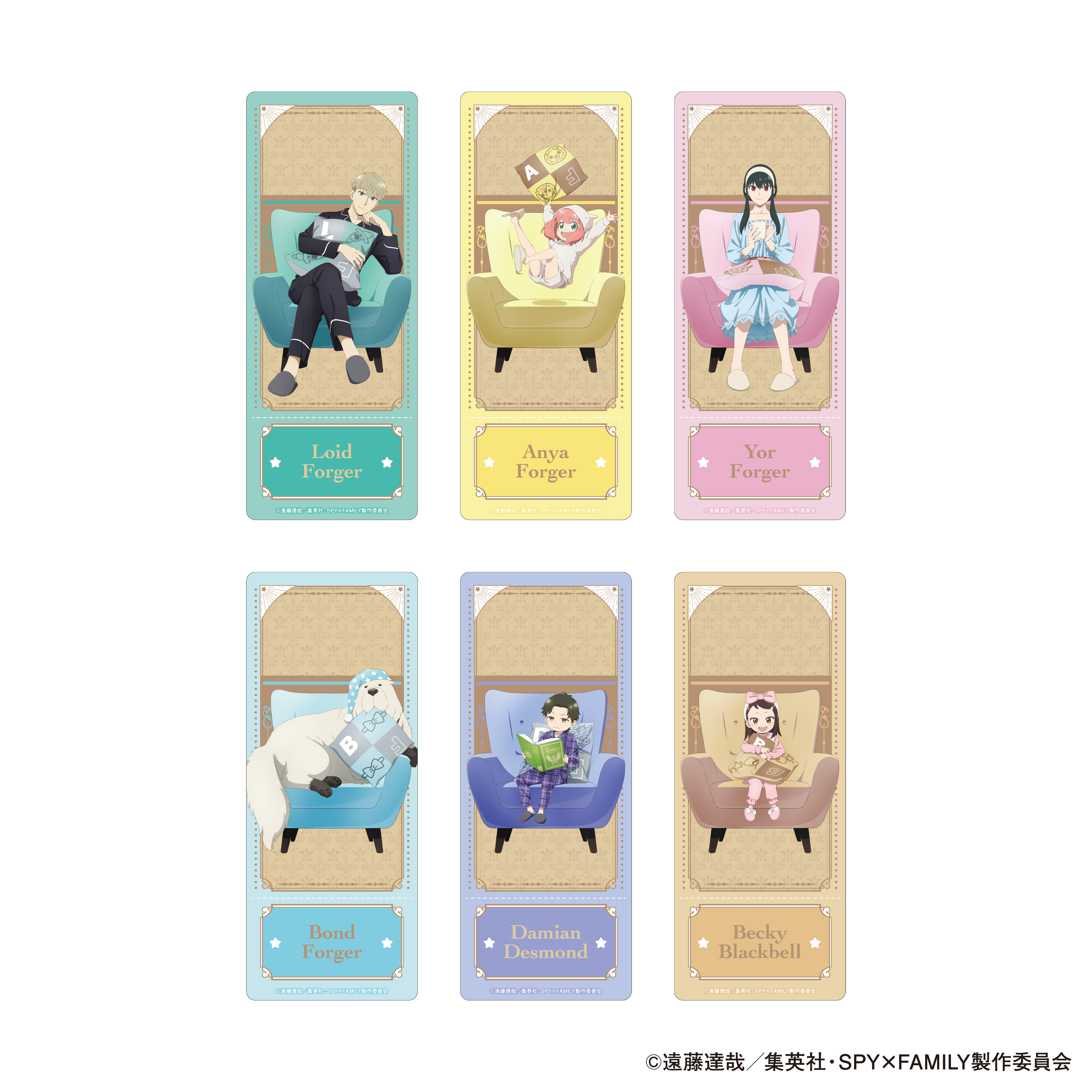 SPY×FAMILY_クリアしおりコレクション　【BOX／6パック入り】