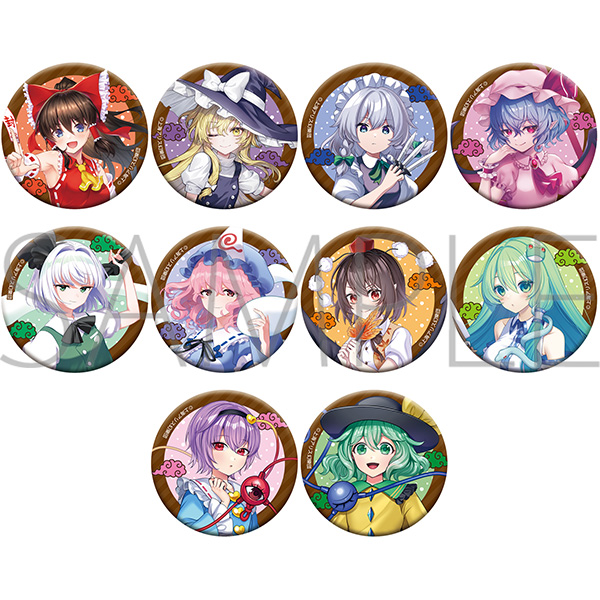 東方Project_キャラバッジコレクション　【BOX／10パック入り】