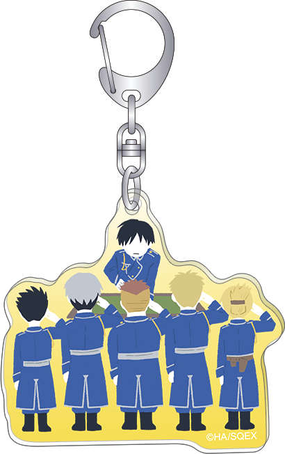 鋼の錬金術師_アクリルキーホルダー／ゆるパレット【第2弾】　ついてこい！