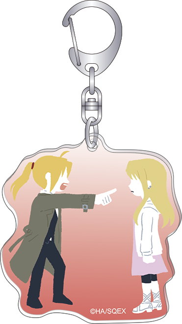 鋼の錬金術師_アクリルキーホルダー／ゆるパレット【第2弾】　おまえの人生半分くれ！