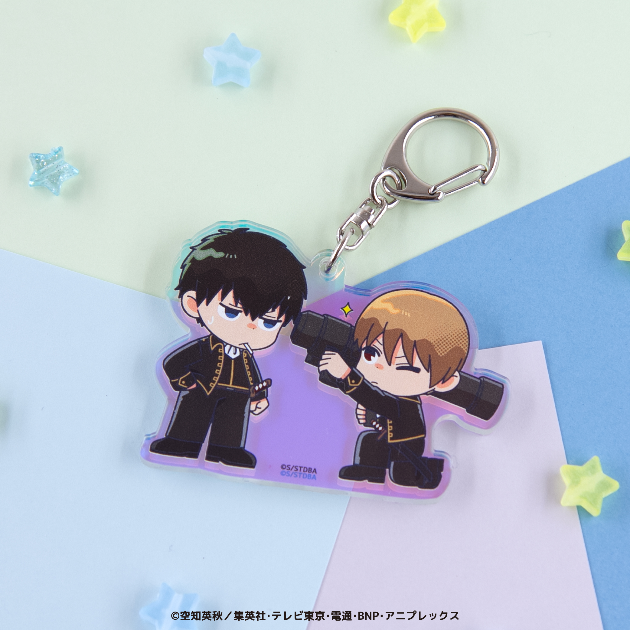 激レア　神楽　定春　銀魂 j-world アクリルキーホルダー 銀魂_オーロラアクリルキーホルダー 02.神楽・定春 | 公式グッズ・公式