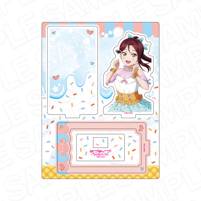 ラブライブ!サンシャイン!!_レイヤーアクリルスタンド 桜内梨子 Cafe party ver.