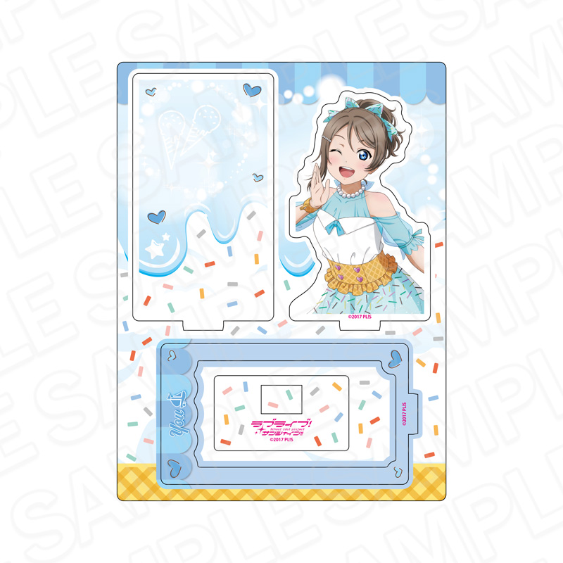 ラブライブ!サンシャイン!!_レイヤーアクリルスタンド 渡辺 曜 Cafe party ver.